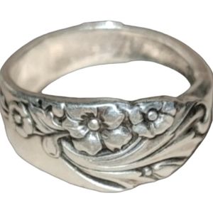 Vintage Hand Tooled Spoon Ring